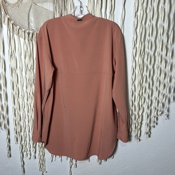 Prana Railay Button Down Long Sleeve Tunic Top Relaxed Fit M - Picture 10 of 15